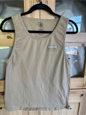 Volcom Brown Chest Logo Tee